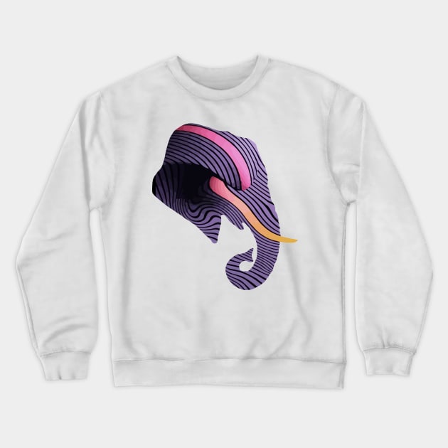 Currents Elephant Crewneck Sweatshirt by AJ